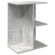 Comodino | Armadio da Notte | Mobiletto da notte Grigio Cemento 46,5x29x61 cm in Legno Multistrato
