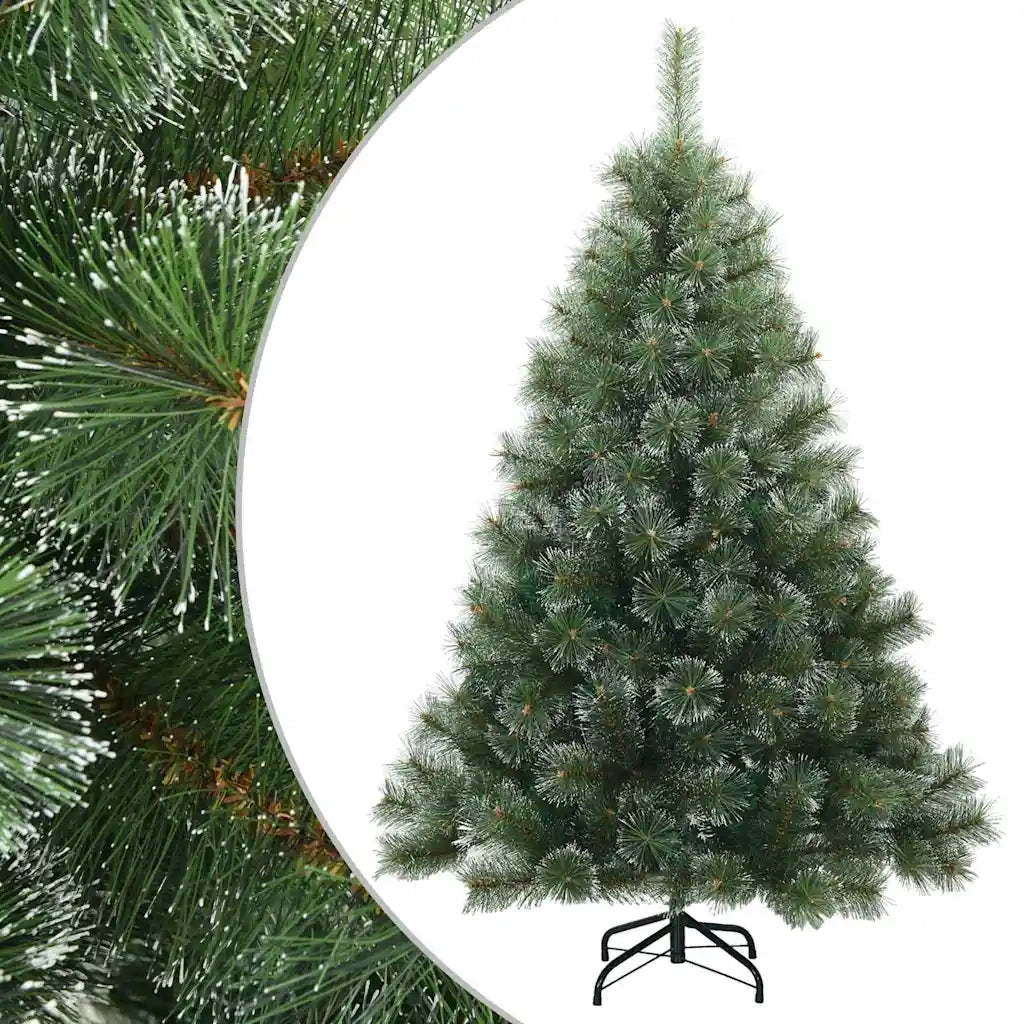 Albero di Natale Artificiale Snodato Foderato di Neve Verde 42019336