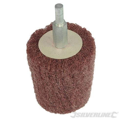 Rullo abrasivo per satinare per la levigatura e la pulizia di superfici offerta silverline - 75mm / Grana 240