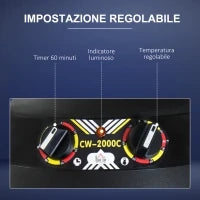 Casco Asciugacapelli 1180W ad Altezza Regolabile con Timer 60 Minuti e Ruote Girevoli, 65x65x115-165 cm, Nero