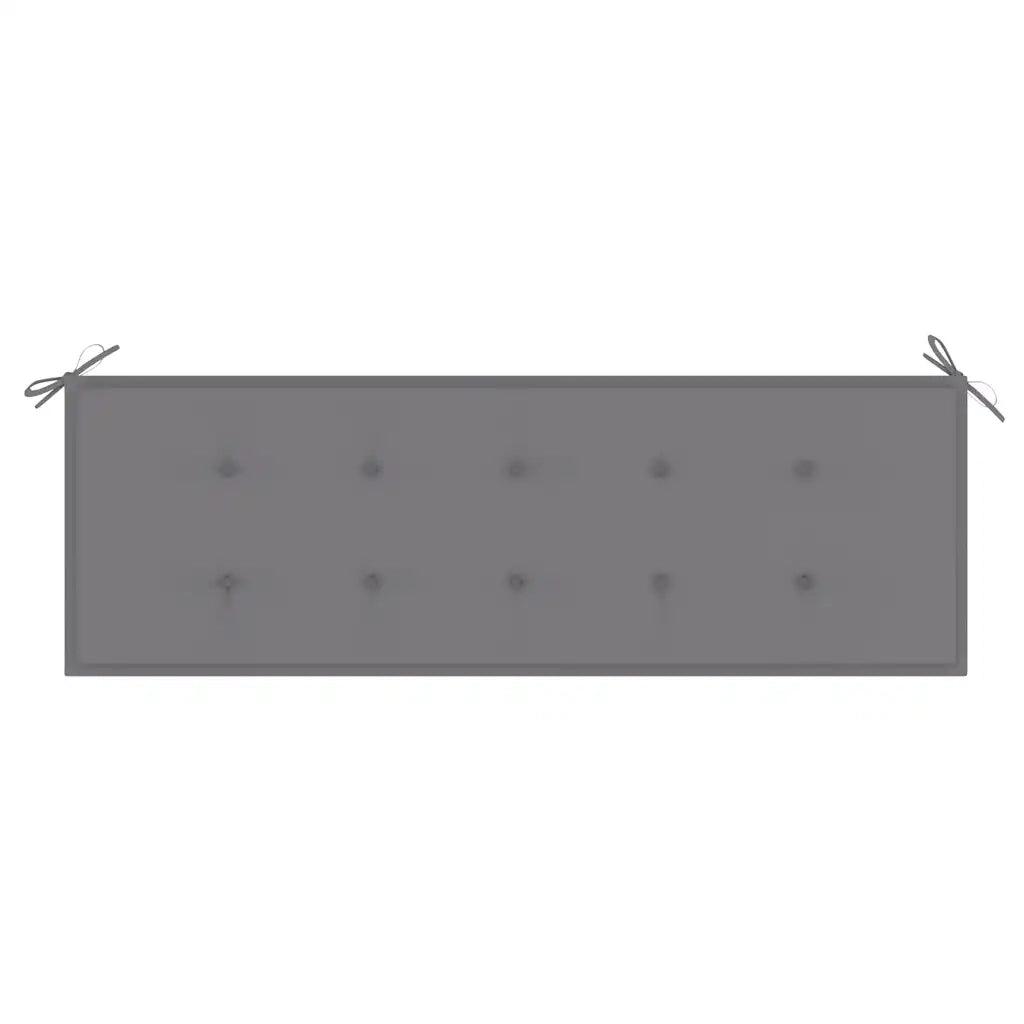 Panchina da Giardino 3 Posti e Cuscino 150cm Massello Eucalipto cod mxl 69419