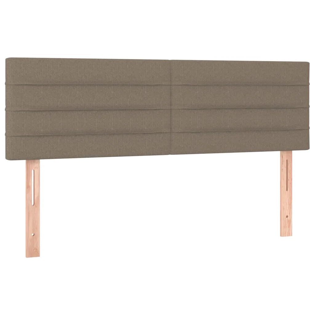 Giroletto a Molle con Materasso Tortora 140x200 cm in Tessuto 3126329