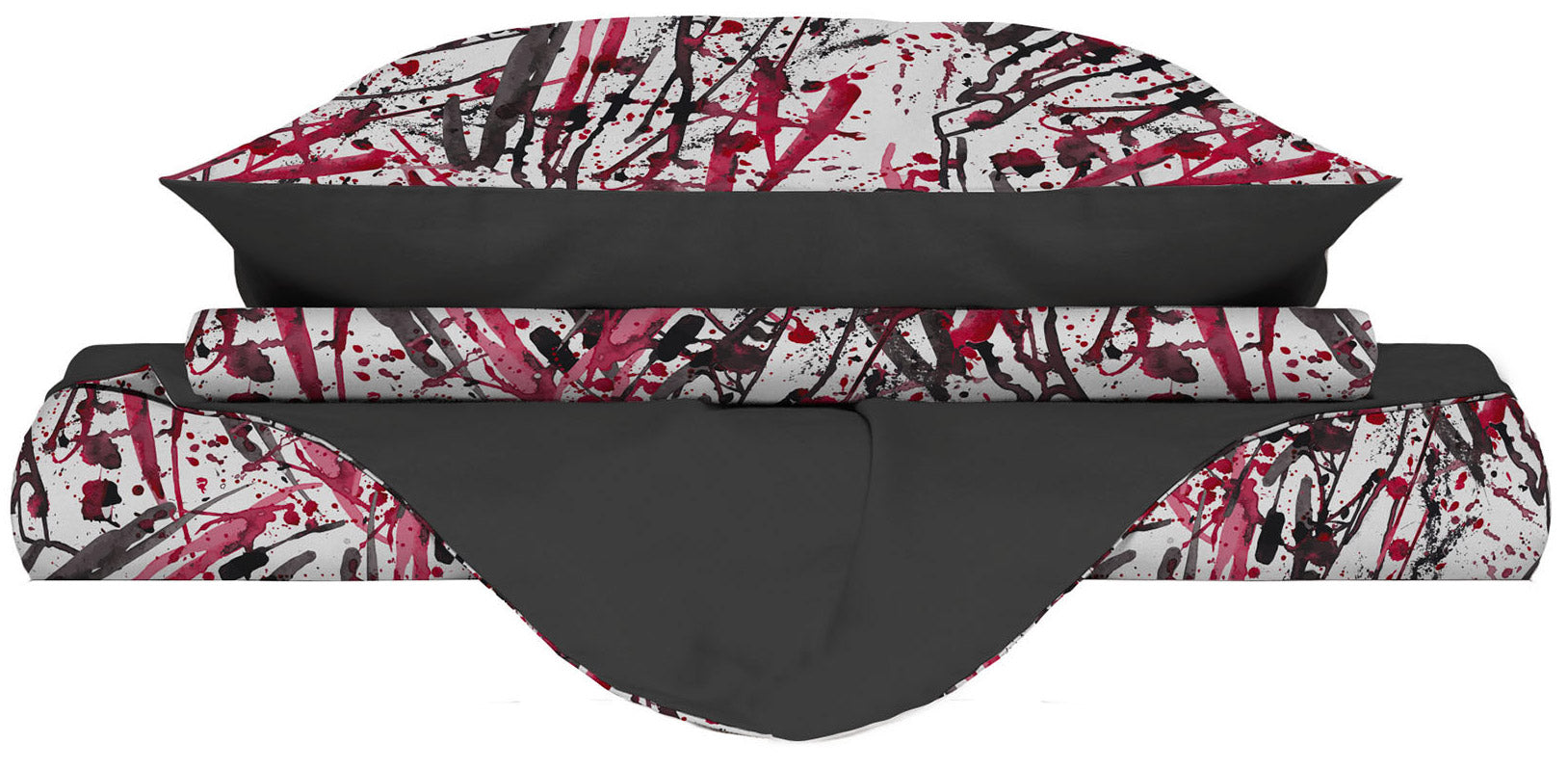 Copripiumino 1 Piazza e Mezzo con Federe Stampato in Microfibra Crazy