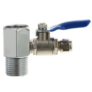 Presa Acqua in Ottone attacco filettato da 1/2" con raccordo tubo da 1/4"