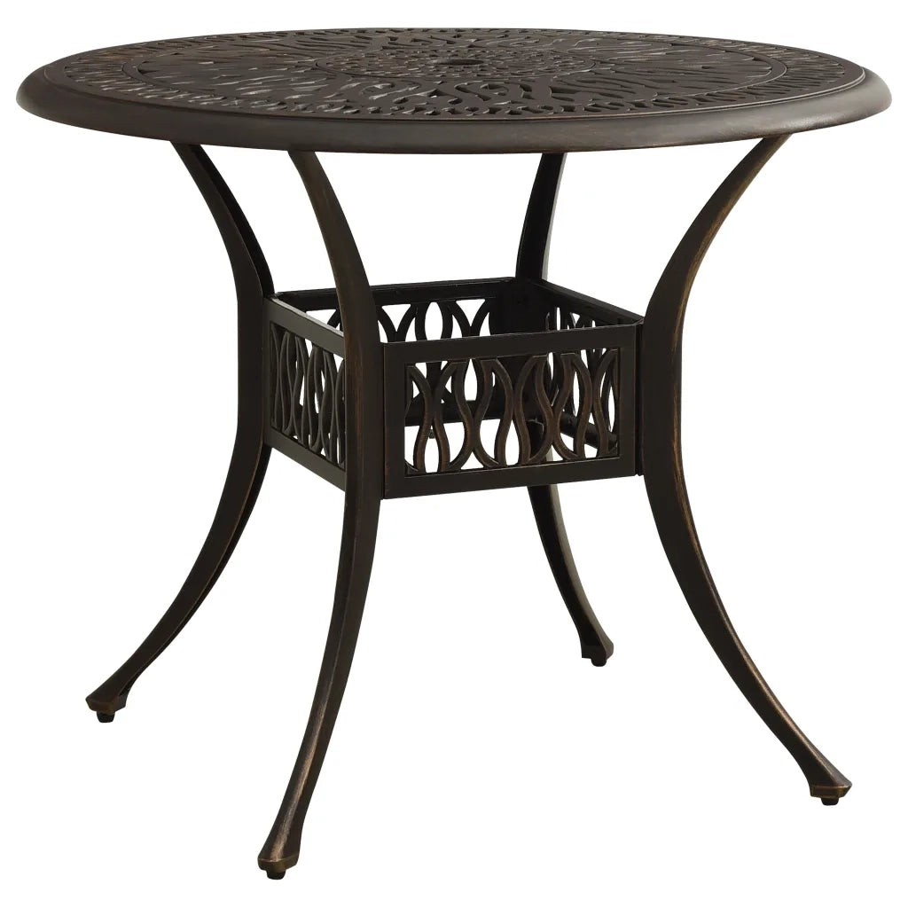 Set da Bistrot 5 pz in Alluminio Pressofuso Bronzo 3070610