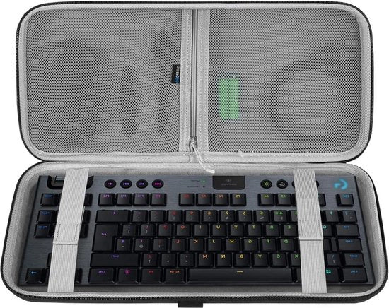 Tas da protezione rigida per tastiere da 80% compatte con 87 tasti - Tas portatile da gaming wireless per tastiere - Compatibile con G Pro G915 TKL