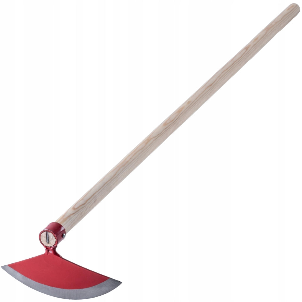 Zappa da giardino forgiata KADAX da 23 cm per estirpare le erbacce, con manico in legno.