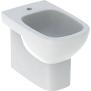 Bidet a pavimento Geberit Fantasia a filo parete, fissaggio seminascosto BIANCO