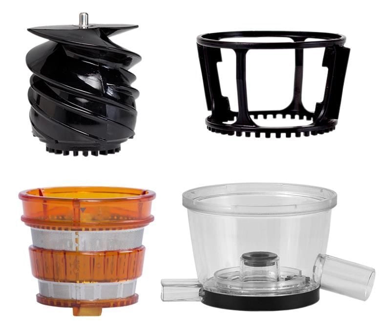 RGV 110900 Juice Art New Estrattore di Succo Frutta e Verdura Spremitura Lenta 60 rpm 400W colore Nero
