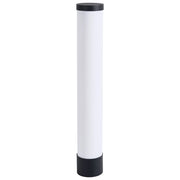 Lampada Segnapasso LED da Esterno in Alluminio Nero 80 cm dal Design Moderno