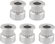 Pulley di Cinghia di Accensione 20 Denti - Alluminio - 6mm Larghezza - 8mm Bocca - 5 Pezzi - Adatto per Stampante 3D