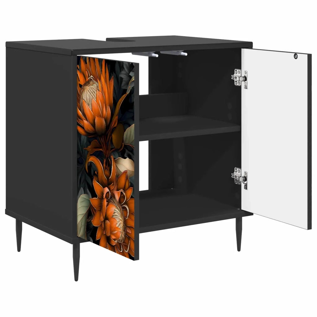 Mobile da Bagno LOCHEM Rovere Nero 60 x 40 x 61 cm 8007410