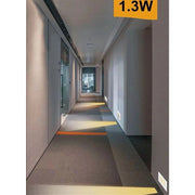 Trade Shop - Segnapasso Placca Bianca Muro Sensore Movimento Pir 1,3w Cassetta 503 Xggyd-001b - -bianco Freddo      -