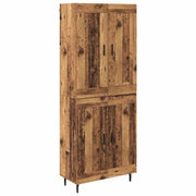 Credenza 2 pz | Madia | Buffet da pranzo | Armadio da pranzo Legno vecchio Legno multistrato