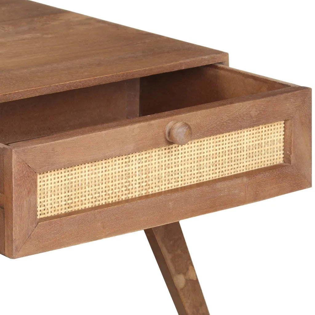 Tavolino da Salotto 100x60x40cm in Legno Massello di Mango 323599