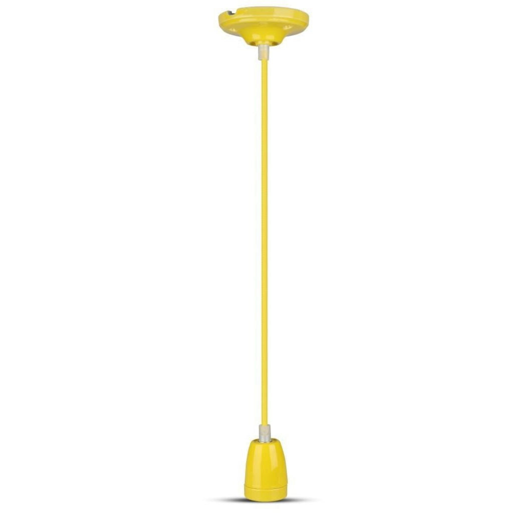 Porcelan Lamp lampada Pendente giallo