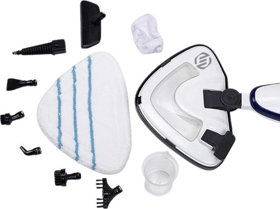 Pulitore a vapore - Pulitore di tappeti - Pulitore di pavimenti - Dweil elettrico - Pulitore di macchie - Pulitore a vapore multifunzione