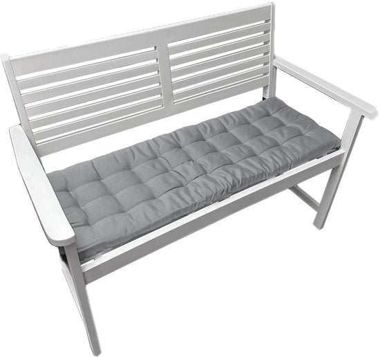 Cuscino di supporto 120x40x4 cm - Impermeabile - Soffice e confortevole - Per interni/esterni - Design moderno - Punti di cucitura eleganti - Cuscino da seduta