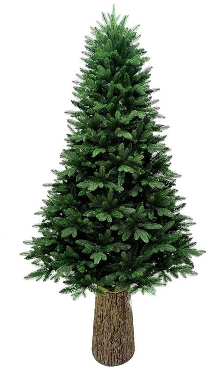 Albero di Natale Artificiale 260 cm 64 Rami con Tronco Pioppo del Gargano Verde
