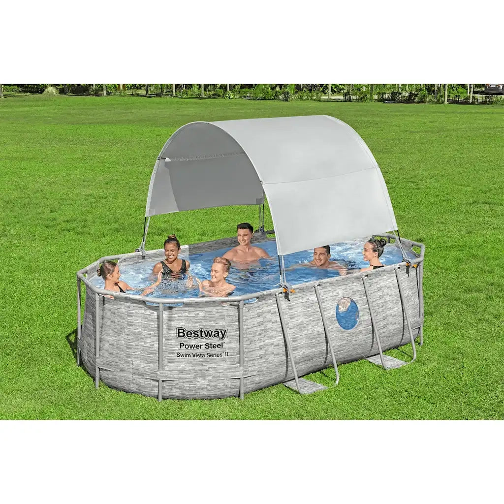 Bestway Tettoia per Piscina Fuori Terra Biancocod mxl 79532