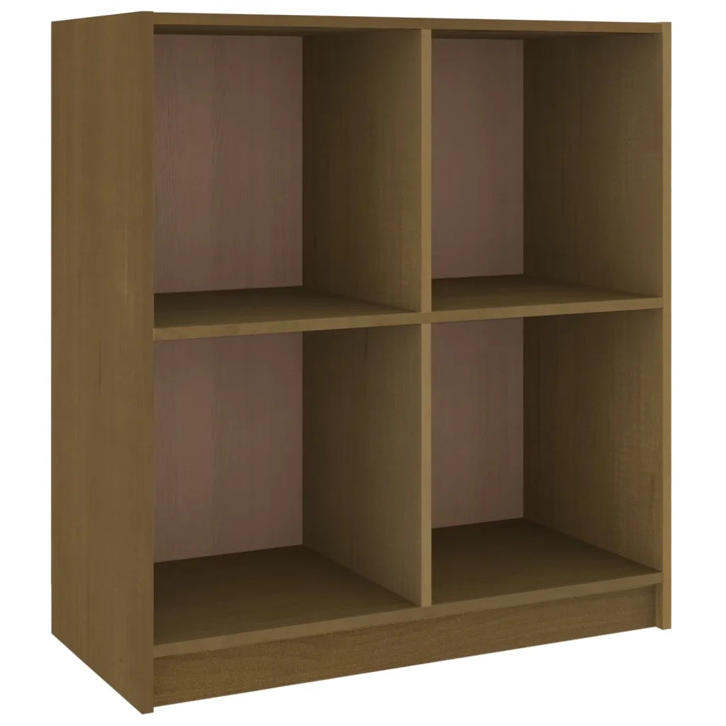 Credenza-Buffet-Armadio da cucina Marrone Ambra 70x33x76 cm in Legno Massello di Pino