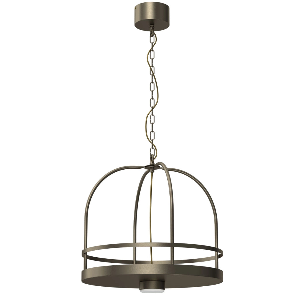 Lampada sospesa Zona 1xGX53 bronzo titanio industriale