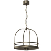 Lampada sospesa Zona 1xGX53 bronzo titanio industriale