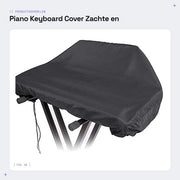 Hoes per pianoforte impermeabile - Hoes per pianoforte da 88 tasti - Hoes antistatico - Materiale duraturo - Peso leggero - Rivestimento interno morbido - Hoes per pianoforte con tessuto