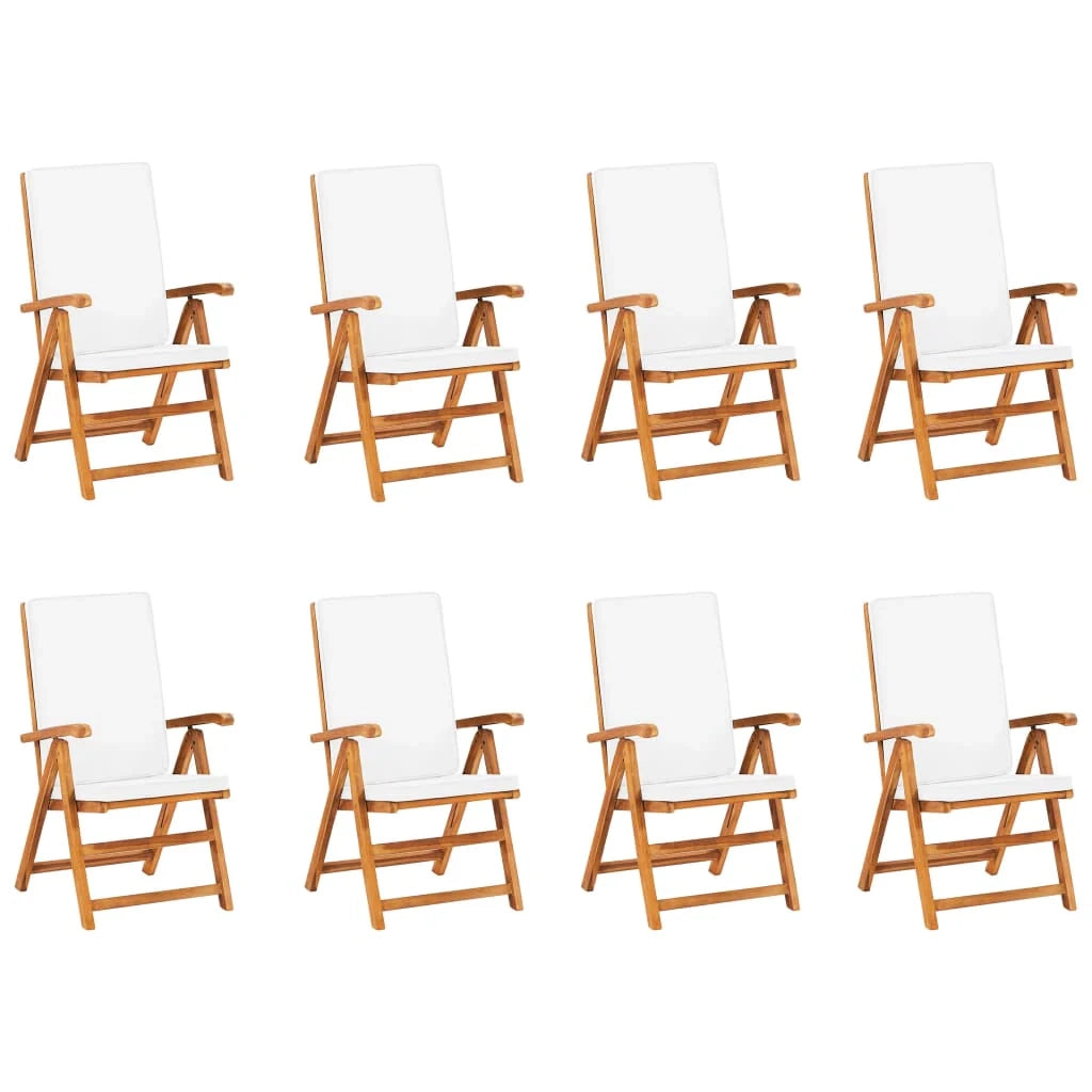 Set di mobili da giardino mobili da esterno 9 pezzi con cuscini legno massello di teak 02_0017950