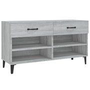 Scarpiera Sonoma 102 x 35 x 55 cm in legno ingegnerizzato grigio 02_0043419