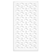 CLOUDS - Pannello in PVC traforato - Parasole Misura: 50x150 cm, Colore: bianco
