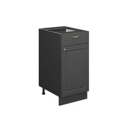 Vicco Mobiletto base per cucina Landhaus antrazit-oro 40 cm , PL Marmo