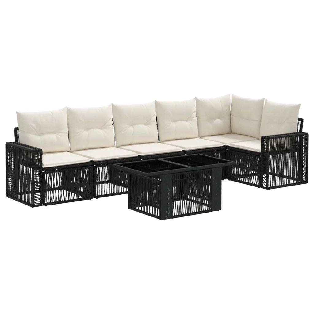 Set Divano da Giardino 7 pz 6-Numero di posti 3436792