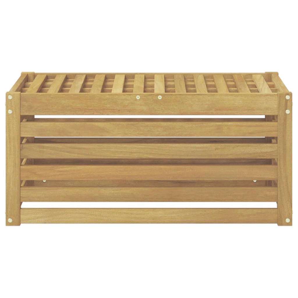 Panca da esterno Bianco 79 x 43 x 37 cm 901685