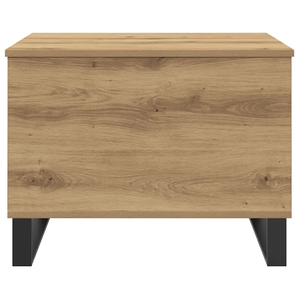 Tavolino Salotto Rovere Artigianale 60x44,5x45 cm in Truciolato 857441