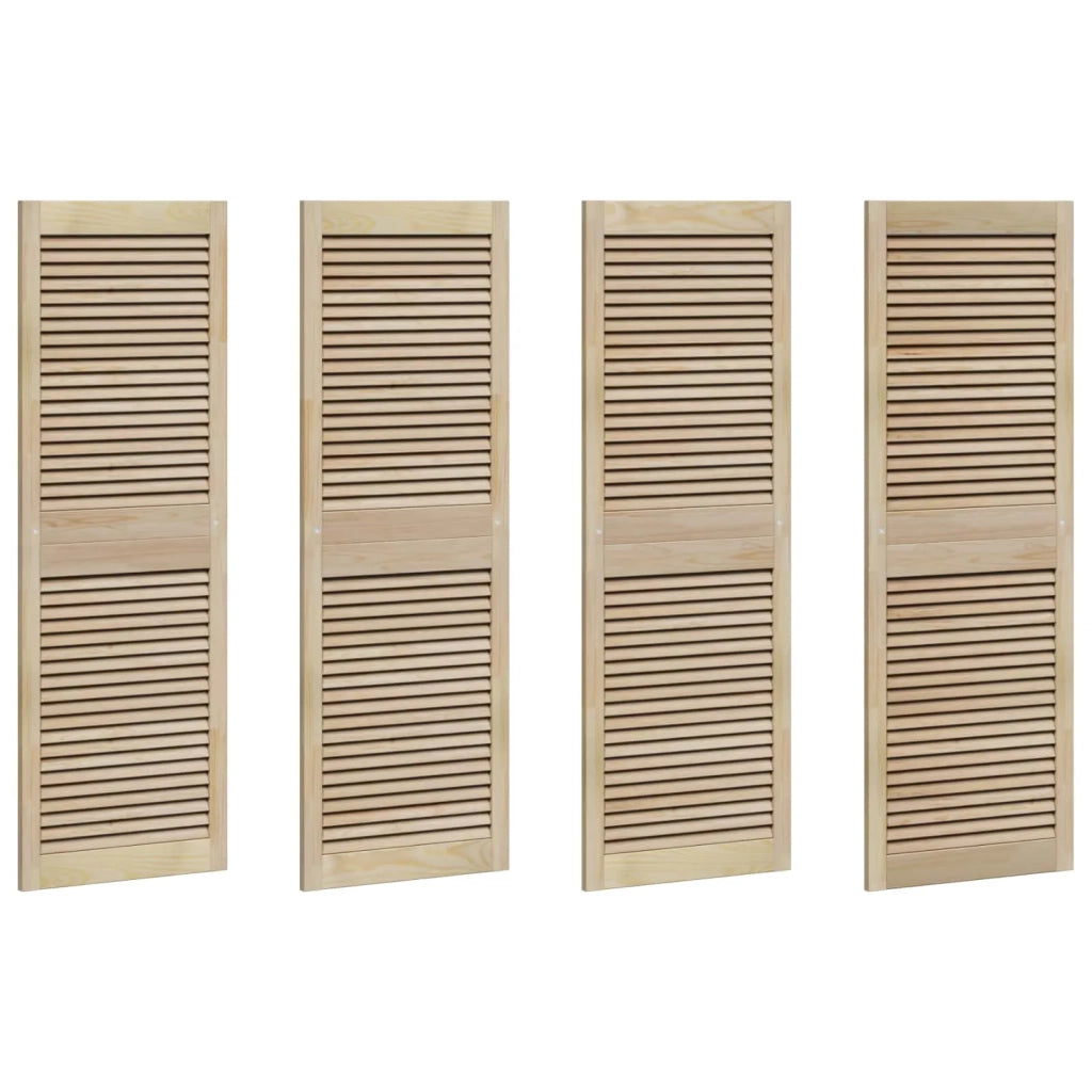 Porta per Armadio 4 pcs Naturale 49,5 x 2,1 x 140,5 cm 3394498