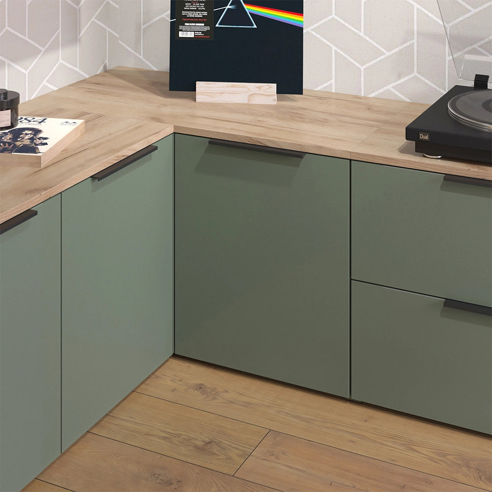 Vicco Credenza Verde 80 x 50 cm con porta