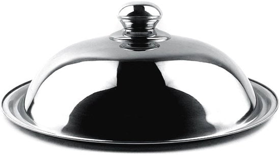 Deksel Universale in Acciaio Inossidabile - 34 cm - Accessorio per Zuppa/Pentola - Adatto per Casa/Ristorante - Pandeckel