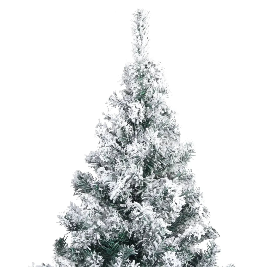 Albero di Natale Artificiale con Neve Verde 210 cm in PVC cod mxl 15758