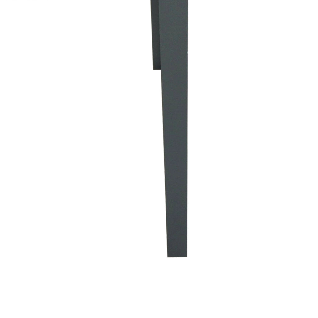 CASSONE RIALZATO 100 x 30 x 80 cm in metallo grigio scuro