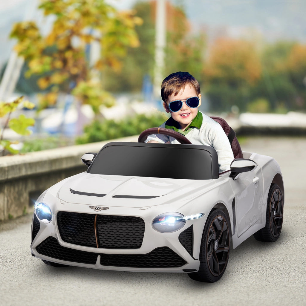 Auto elettrica per bambini ¨C Zephmum ¨C 12V bianco