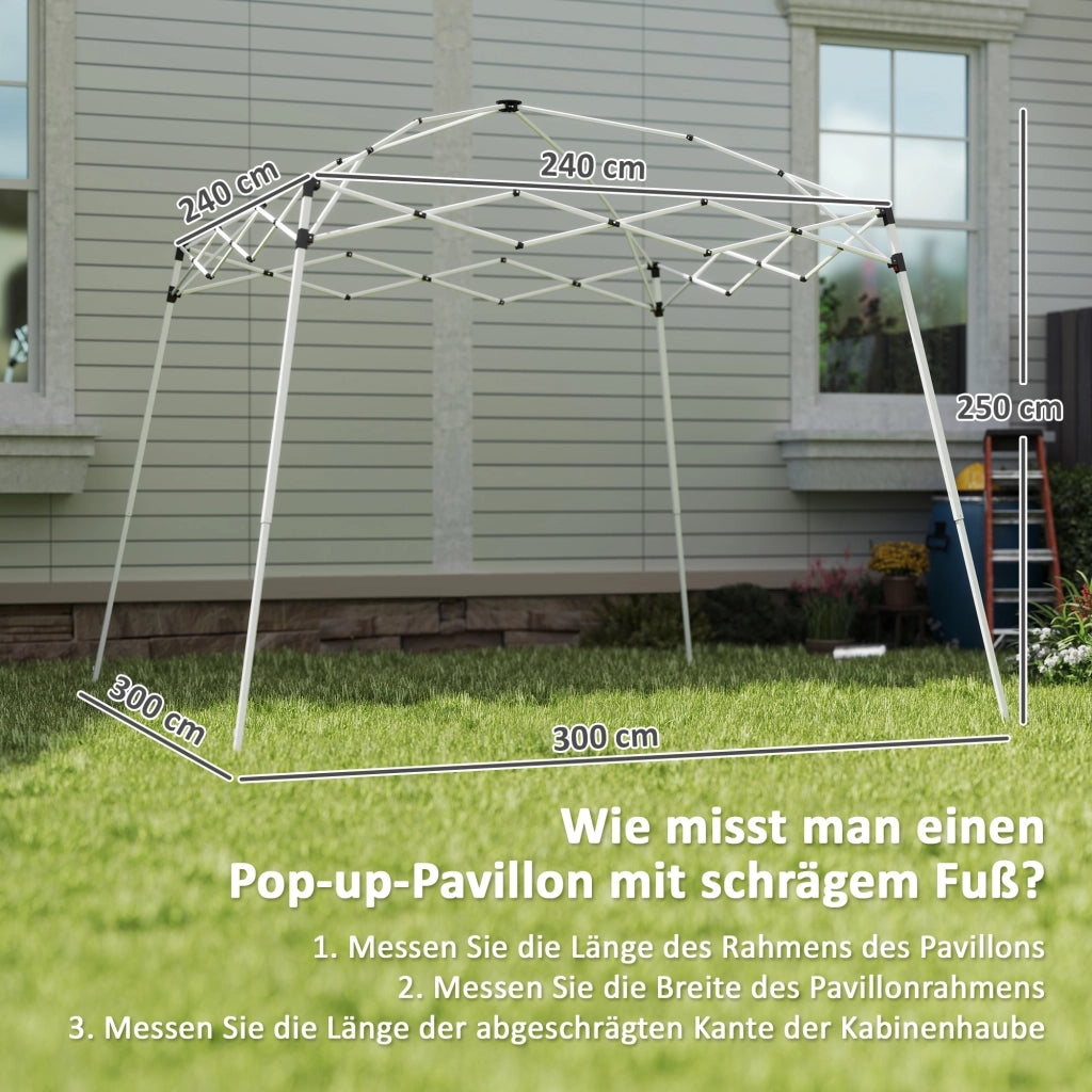 Tetto sostitutivo per gazebo 3x3 m resistente all acqua modello invernale copertura antitempesta tetto singolo impermeabile adatto per gazebo pieghevole
