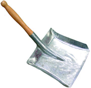 PALETTA PER CARBONE ZINCATA CON MANICO cm. 23x23