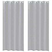 Tenda in Velo 2 pz Grigio scuro 245 x 140 cm Poliestere
