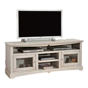 Mobile porta tv goccia legno grigio patinato arte povera 170x46x69 - Mobili 2G