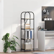 Libreria-Scaffale per Libri-Mobile di Stoccaggio Rovere Sonoma 40 x 30 x 146 cm Legno multistrato 349845