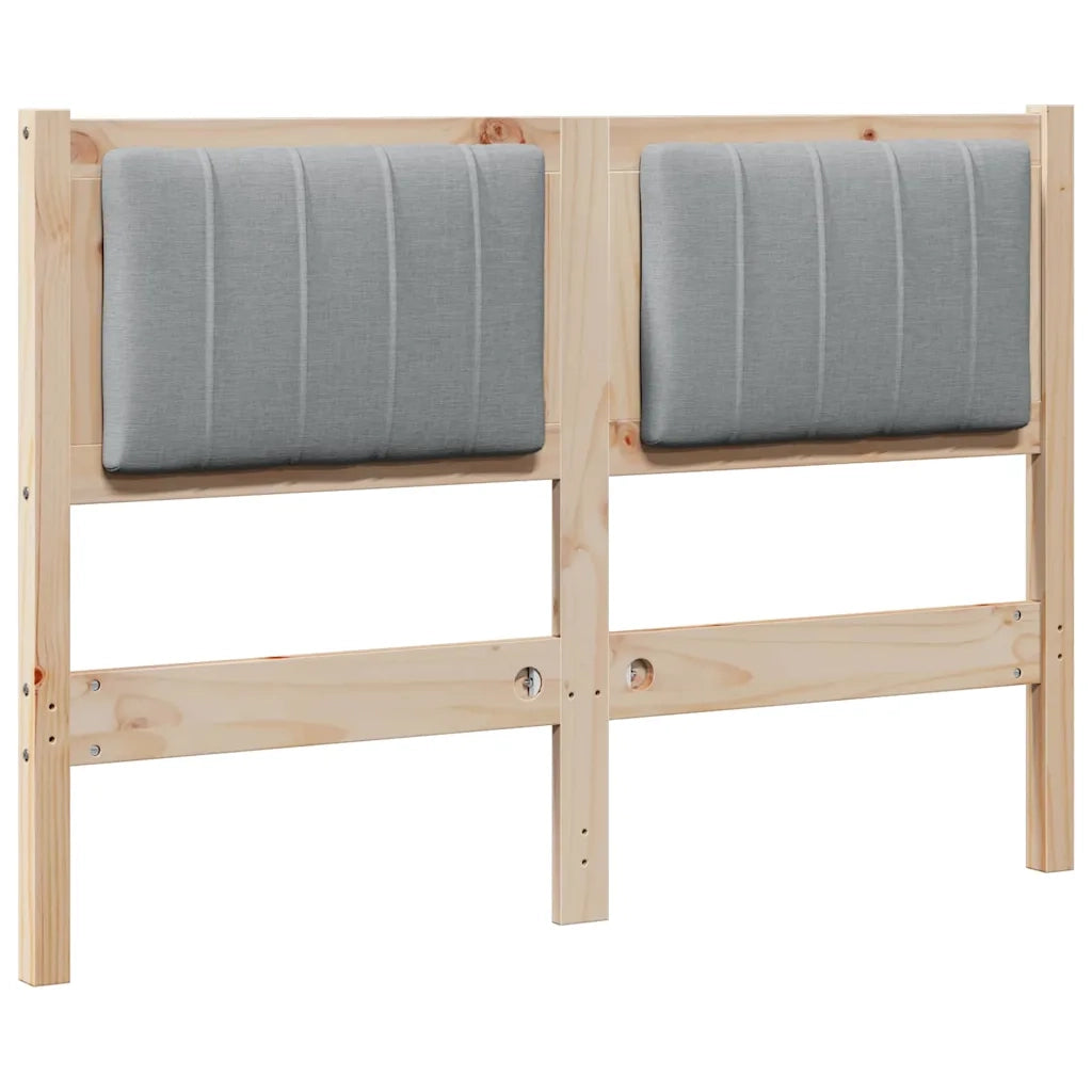 Testiera | Testata imbottita con Testiera | Testata Marrone 120 cm Pino massello
