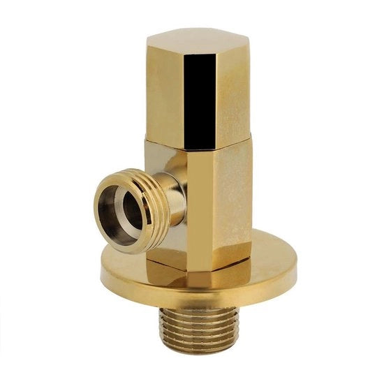 Vendita di prodotti per la casa - Valvola di regolazione 1/2" - Ottone dorato - Resistente alla ruggine - Resistente alle abrasioni - Duraturo - Installazione semplice - Alta qualità - Rubinetto da cucina