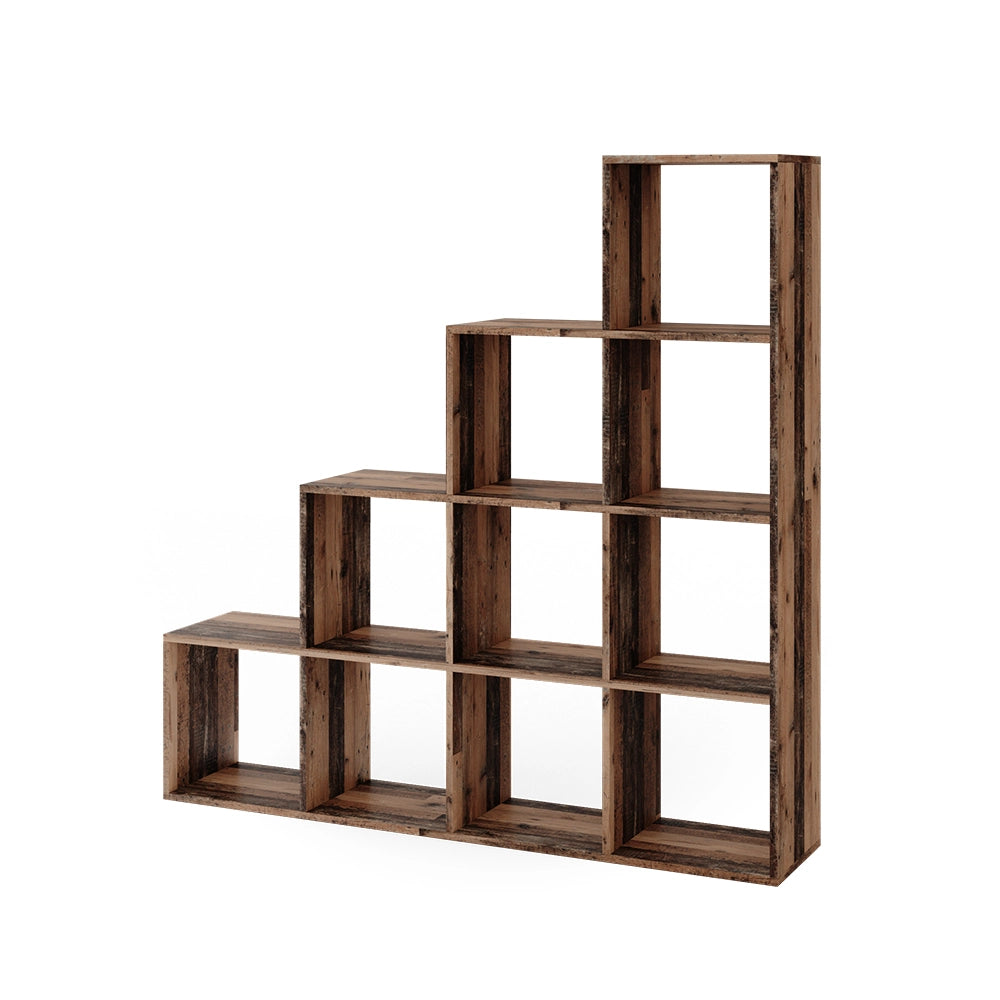 Vicco Scaffale per scale Legno antico 142.5 x 140 cm