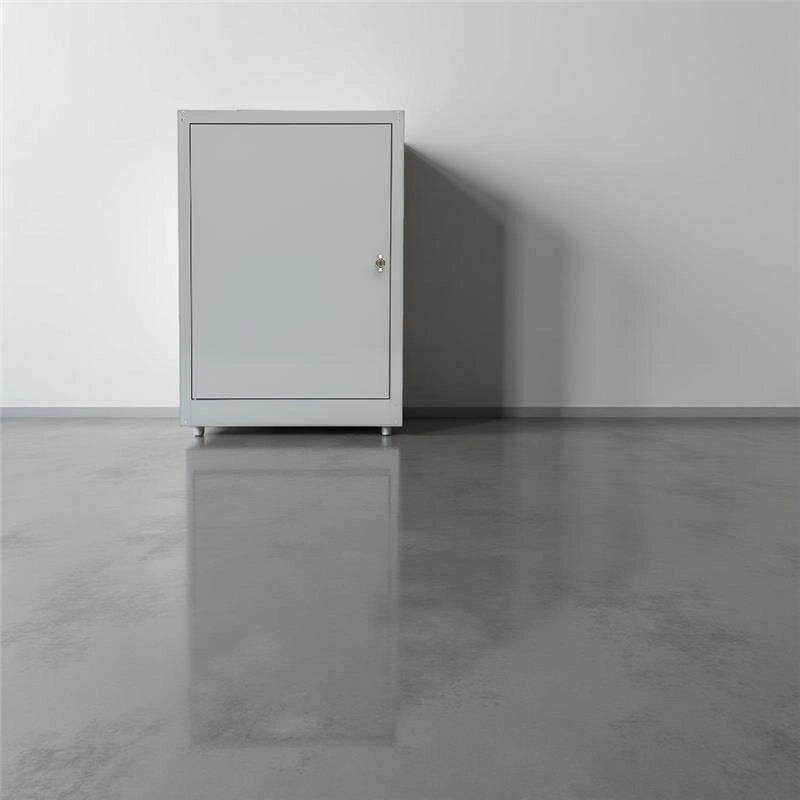 ARMADIO BASSO IN METALLO CON 1 ANTA E 1 RIPIANO 60 X 40 X H84 CM
